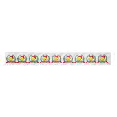 Klassische Gesichts-Feiertags-Art Satinband (Vorderseite)