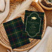 Klassische Gingham-Abschlussfeier 2026 Einladung