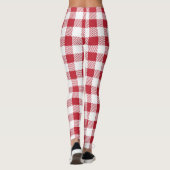 Klassische Gingham Checkered Style Leggings (Rückseite)