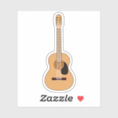 Klassische Gitarre ! Aufkleber (Blatt)