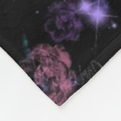 Klassische Gitarre Fleece Blanket (Ecke)