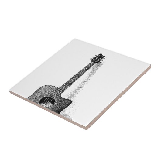 Klassische Gitarre Fliese (Seite)