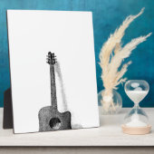 Klassische Gitarre Fotoplatte (Seite)