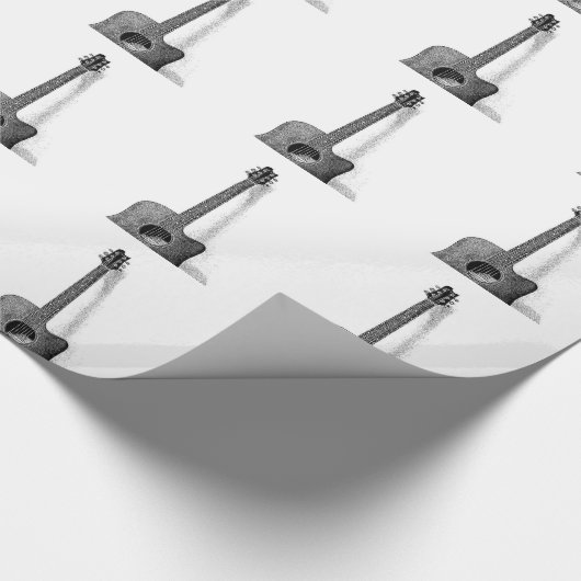 Klassische Gitarre Geschenkpapier (Ecke)