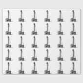 Klassische Gitarre Geschenkpapier (Flach)