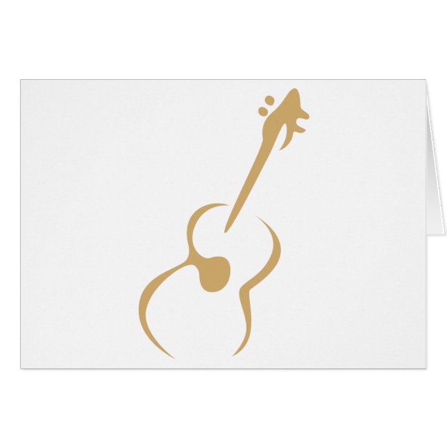 Klassische Gitarre im Swish, der Art zeichnet (Vorderseite (Horizontal))