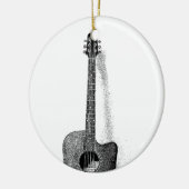 Klassische Gitarre Keramik Ornament (Links)