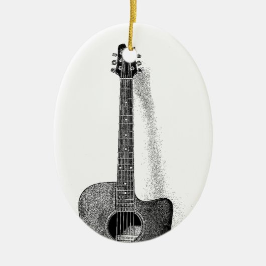 Klassische Gitarre Keramikornament (Vorne)