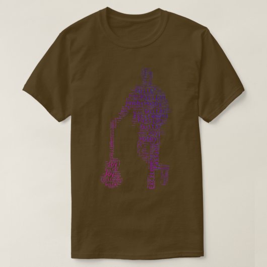 Klassische Gitarre T-Shirt (Design vorne)