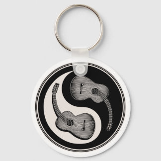 Klassische Gitarre Yin Yang Schlüsselanhänger