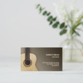 Klassische Gitarren-Lektions-Lehrer-Visitenkarte Visitenkarte (Stehend Vorderseite)
