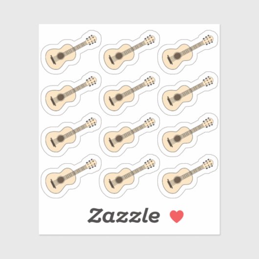 Klassische Gitarrenmusik Lesson Erinnerung Bujo Pl Aufkleber (Blatt)