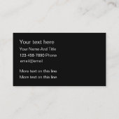 Klassische Glitzy Animal Pattern Trends Business C Visitenkarte (Rückseite)