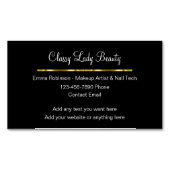 Klassische Glitzy Beauty Magnetic Business Cards Magnetische Visitenkarte (Vorderseite)