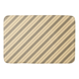 Klassische Gold Diagonal Stripe Bath Mat Badematte