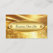 Klassische Gold Tone Moderne Visitenkarten Visitenkarte (Vorderseite)
