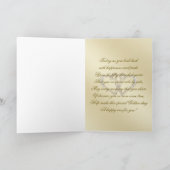 Klassische Golden 50. Wedding Anniversary Card Karte (Innenseite)