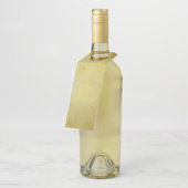 Klassische goldene Beschaffenheits-Schablone Flaschenanhänger (Angewinkelt)