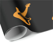 Klassische Goldene Musiknote Geschenkpapier (Rolleneckpunkt)