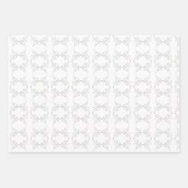 Klassische Goldene Wildblume Geschenkpapier Set