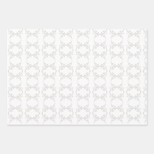 Klassische Goldene Wildblume Geschenkpapier Set