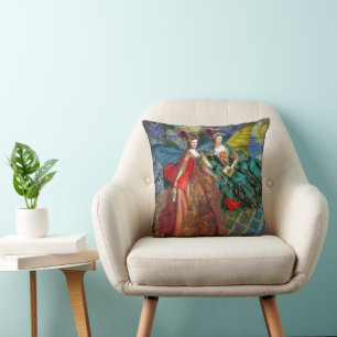 Klassische gothische Zwillinge Whimsical Schmetter Kissen