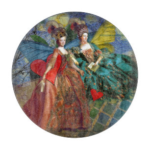 Klassische gothische Zwillinge Whimsical Schmetter Schneidebrett