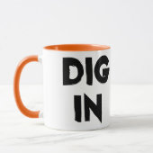 Klassische "Grabung" in der Tasse (mit rotem (Links)