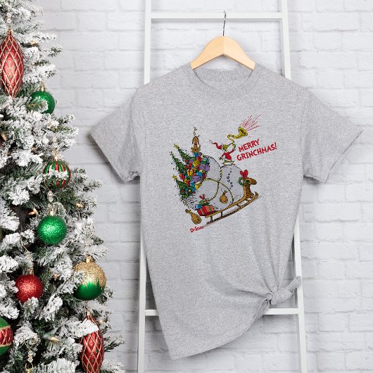 Klassische Grafik | Frohe Grinchmas! Tri-Blend Shirt