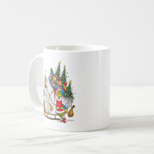 Klassische Grafik | Grinch & Max Runaway Slei Kaffeetasse (Vorderseite Links)