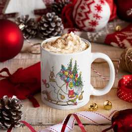 Klassische Grafik | Grinch & Max Runaway Slei Kaffeetasse