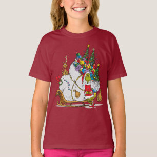 Klassische Grafik Grinch & Max Runaway Slei T-Shirt