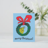 Klassische Grafik | Kranz Postkarte (Stehend Vorderseite)