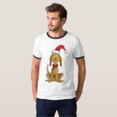 Klassische Grafik | Max. Weihnachtsmannmütze T-Shirt (Vorne ganz)