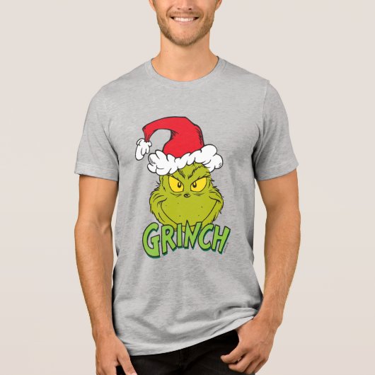 Klassische Grafik | Naughty oder Nice Tri-Blend Shirt (Vorderseite)