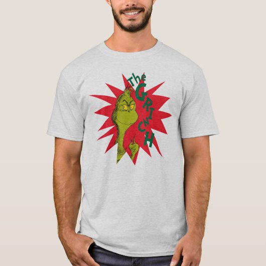 Klassische Grafik | Rote Sternexplosion T-Shirt (Vorderseite)