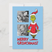 Klassische Grafik | Santa Claus Feiertagskarte (Vorderseite)