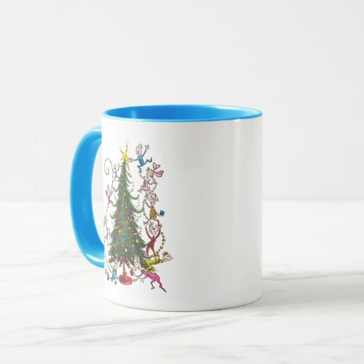 Klassische Grafik | Weihnachtsbaum Tasse (Vorderseite Links)