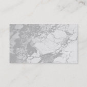 Klassische, grau anpassbare Visitenkarten Visitenkarte (Rückseite)