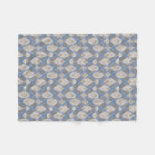 Klassische, grau-beige Sherpa-Decke Fleecedecke (Vorderseite (Horizontal))