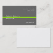 Klassische graue Grenze-Visitenkarte Visitenkarte (Vorne/Hinten)