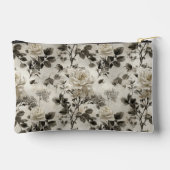Klassische Graue Rose Zubehörtasche (Rückseite)