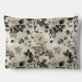 Klassische Graue Rose Zubehörtasche (Rückseite)