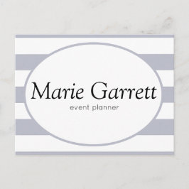 Klassische graue Streifen Postkarte