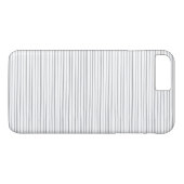 Klassische graue Wasserfarben Streifen Case-Mate iPhone Hülle (Rückseite (Horizontal))