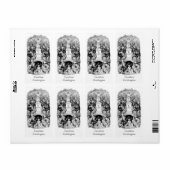 Klassische Gravur von Buchzeichen-Stickern (Vorne)