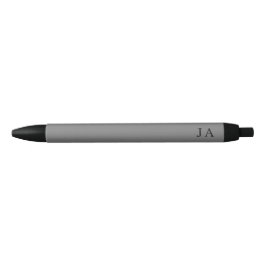 Klassische Gray Monogram Stationery Kugelschreiber