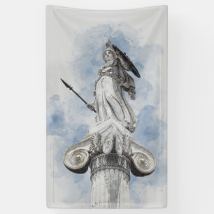 Klassische griechische Statue Athena Banner - Eleg