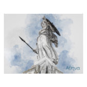 Klassische griechische Statue Athena Foto Print -  (Vorne)