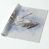 Klassische griechische Statue Athena Geschenkpapier (Ungerollt)